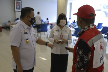 Kegiatan Donor Darah di Lingkungan Kantor Walikota Administrasi Jakarta Utara