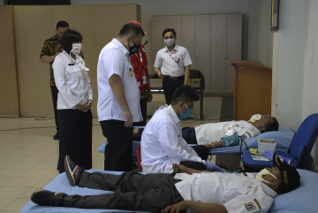 Kegiatan Donor Darah di Lingkungan Kantor Walikota Administrasi Jakarta Utara