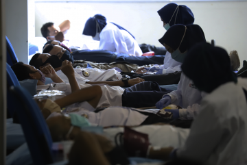 Kegiatan Donor Darah di Lingkungan Kantor Walikota Administrasi Jakarta Utara