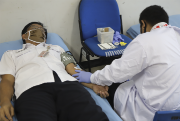 Kegiatan Donor Darah di Lingkungan Kantor Walikota Administrasi Jakarta Utara