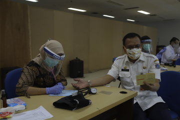 Kegiatan Donor Darah di Lingkungan Kantor Walikota Administrasi Jakarta Utara