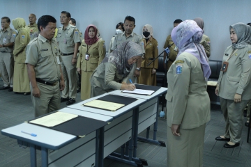 Serah Terima Jabatan Pejabat Struktural BKD Tahun 2023 
