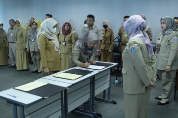 Serah Terima Jabatan Pejabat Struktural BKD Tahun 2023 