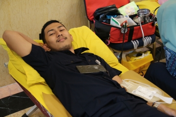 Kegiatan Donor Darah di Lingkungan Balaikota Tahun 2019